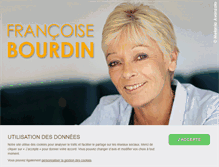 Tablet Screenshot of francoise-bourdin.com